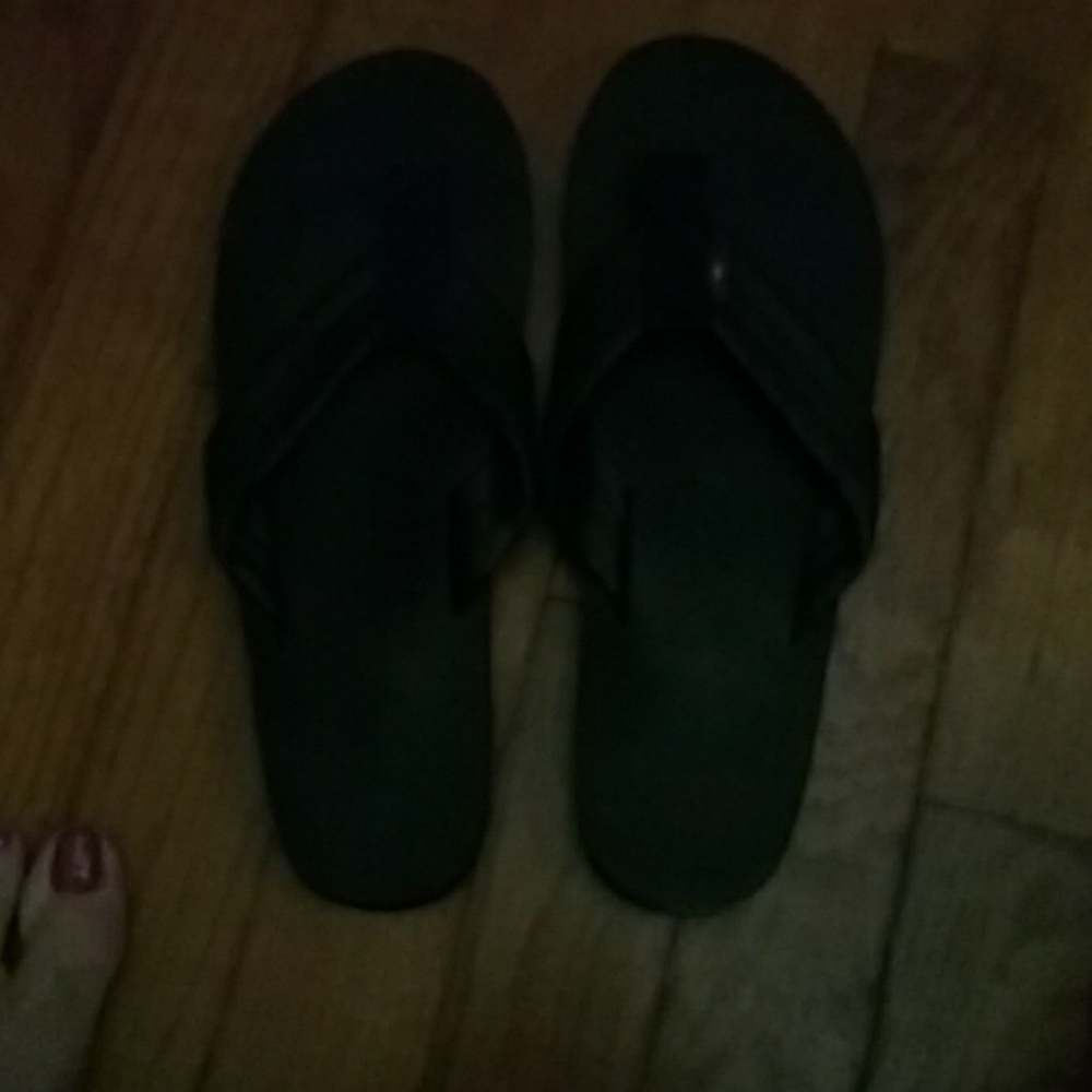 rainbow flip flops